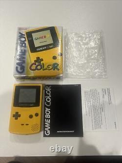 Console Gameboy Color jaune sous emballage