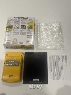 Console Gameboy Color jaune sous emballage