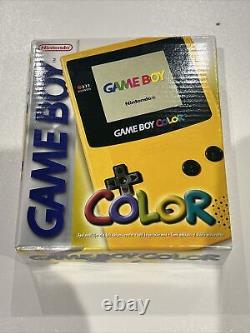 Console Gameboy Color jaune sous emballage