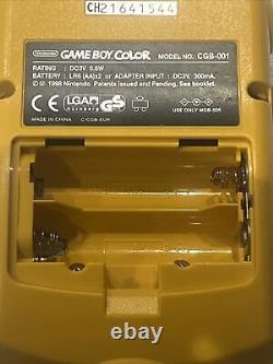 Console Gameboy Color jaune sous emballage