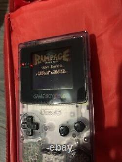 Console Gameboy couleur, Pokémon Rouge, Pokémon Jaune, Boîtier de Pokémon rare