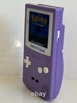 Console IPS Nintendo Gameboy Color Pastel GBC Écran Q5 Contrôles Tactiles OSD