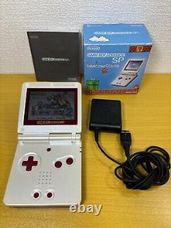 Console NINTENDO Japan Gameboy Advance SP Famicom Color Testée avec Boîte et Cartouche