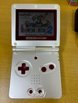 Console NINTENDO Japan Gameboy Advance SP Famicom Color Testée avec Boîte et Cartouche