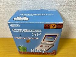 Console NINTENDO Japan Gameboy Advance SP Famicom Color Testée avec Boîte et Cartouche