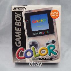 Console Nintendo GAMEBOY COLOR CGB-001 Boîte Transparente Testée Fonctionne Japon