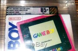 Console Nintendo Game Boy Color Berry Nouveauté Scellé Vga 85+ Non Circulé Mint Gold
