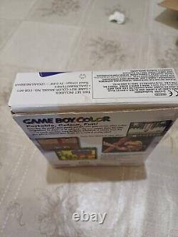 Console Nintendo Game Boy Color + Bundle Pokemon BLEU, avec données sauvegardées de Mew de niveau 70