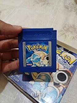 Console Nintendo Game Boy Color + Bundle Pokemon BLEU, avec données sauvegardées de Mew de niveau 70