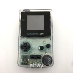 Console Nintendo Game Boy Color GBC transparente blanche + cartouche de jeu