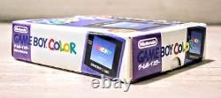 Console Nintendo Game Boy Color violette très rare et inutilisée CGB-001 du Japon