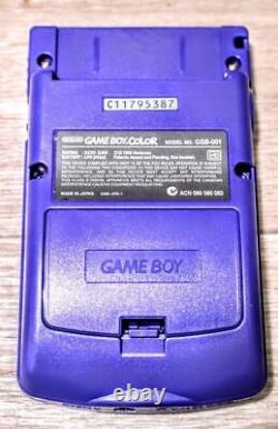 Console Nintendo Game Boy Color violette très rare et inutilisée CGB-001 du Japon