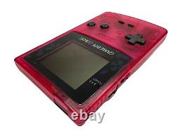 Console Nintendo Game Boy Colour Sakura Wars Rare Authentique en Rose Cerise Transparent