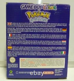 Console Nintendo Game Boy Couleur Pokemon Special Edition Cgb-s-pyea-eur Nouveau Rare