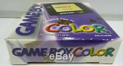 Console Nintendo Game Boy Couleur Raisin Alto Pal Utilisé Dans La Boîte Testée