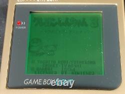 Console Nintendo Game Boy Light de couleur or MGB-101, manuel et boîte set-g0605