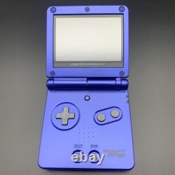 Console Nintendo GameBoy Advance SP IPS V2 à écran rétroéclairé d'occasion, débloquée pour toutes les régions GBA.