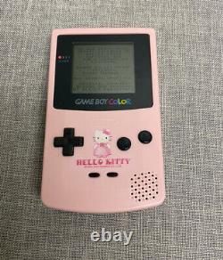 Console Nintendo GameBoy Color Hello Kitty Rose Testée et Fonctionnelle