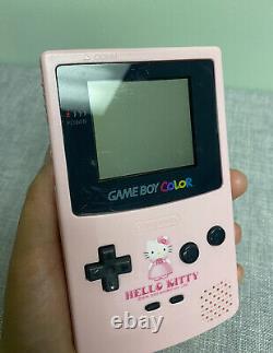 Console Nintendo GameBoy Color Hello Kitty Rose Testée et Fonctionnelle