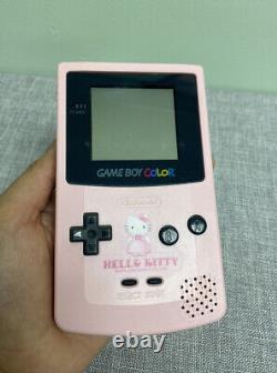 Console Nintendo GameBoy Color Hello Kitty Rose Testée et Fonctionnelle