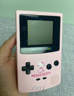 Console Nintendo GameBoy Color Hello Kitty Rose Testée et Fonctionnelle