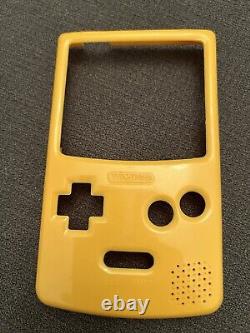 Console Nintendo Gameboy Color Jaune Pissenlit en Boîte ! Rare État Très Bon ! Étiquettes Intactes