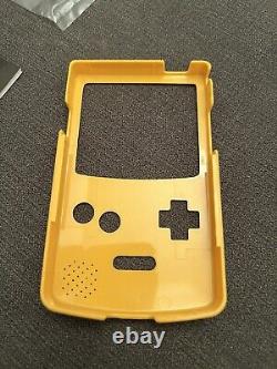 Console Nintendo Gameboy Color Jaune Pissenlit en Boîte ! Rare État Très Bon ! Étiquettes Intactes