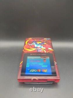 Console Nintendo Gameboy Color Megaman Boîte GBC Écran IPS Laminé Q5 UK
