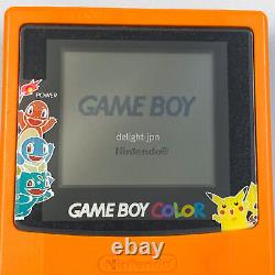 Console Nintendo Gameboy Color Pokemon Center Édition Anniversaire 3ème Orange