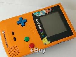 Console Nintendo Gameboy Color Pokemon En Édition Limitée, Couleur Orange, Game-b313