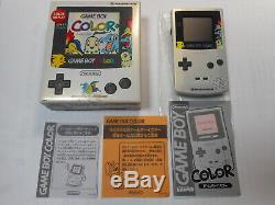 Console Nintendo Gameboy Color Pokemon Limitée Or Argent Avec Box Et Manuel