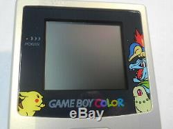 Console Nintendo Gameboy Color Pokemon Limitée Or Argent Avec Box Et Manuel