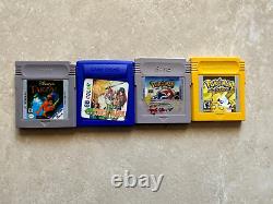 Console Nintendo Gameboy Color Teal en boîte + 4 jeux Pokémon Dragon Tarzan