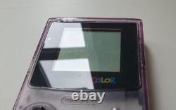 Console Nintendo Gameboy Color Transparent Purple & Jeu SWiV
