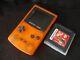 Console Nintendo Gameboy Color édition Limitée Daiei Hawks Clear Orange - G0215