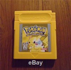 Console Nintendo Gameboy Couleur Pokémon Jaune Pikachu Edition Spéciale Console Système Gbc