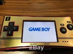 Console Nintendo Gameboy Micro Famicom Couleur 20e Anniversaire F / S Japon Utilisé