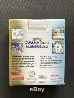 Console Nintendo Gameboy Pikachu Cgb-001 Aus Édition Pokemon Or-argent Edition