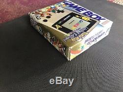 Console Nintendo Gameboy Pikachu Cgb-001 Aus Édition Pokemon Or-argent Edition