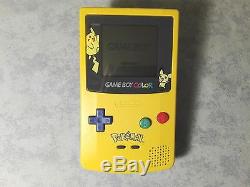 Console Nintendo Gbc Jeu Boy Color Pokèmon Édition Spéciale Pikachu & Pichu