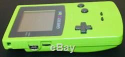 Console Niwi Game Boy Color Cgb-001 Avec Kiwi Vert Lime Avec 24 Jeux
