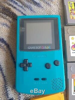 Console Portable Couleur Nintendo Gameboy Cgb-001 Lot De 50! Jeux Jpn Utilisés
