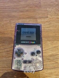 Console de jeux portable Nintendo Gameboy Colour Transparente Violette