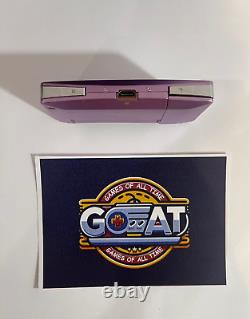 Console micro Nintendo Game Boy violette, GBA JAPON, bon état, vendeur du Royaume-Uni