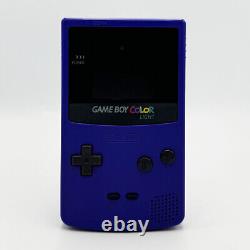 Console modifiée Nintendo Game Boy Color GBC CGB-001 Écran rétroéclairé Raisin