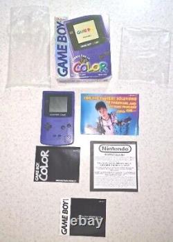 Console portable Game Boy Color Grape - Testée, fonctionne parfaitement, produit original