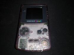 Console portable Nintendo Game Boy Color en violet atomique en bon état de fonctionnement avec garantie