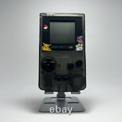 Console restaurée Nintendo Game Boy Color GBC grise + Pokémon Jaune personnalisé