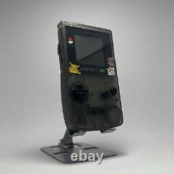 Console restaurée Nintendo Game Boy Color GBC grise + Pokémon Jaune personnalisé