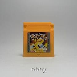 Console restaurée Nintendo Game Boy Color GBC grise + Pokémon Jaune personnalisé